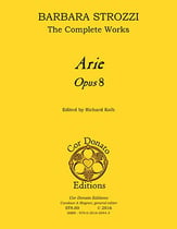 Arie, Op. 8 Study Scores sheet music cover